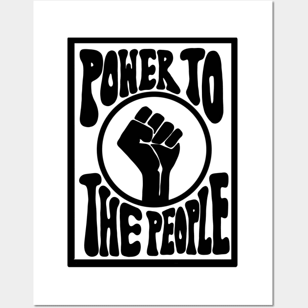 Power To The People Wall Art by Slightly Unhinged